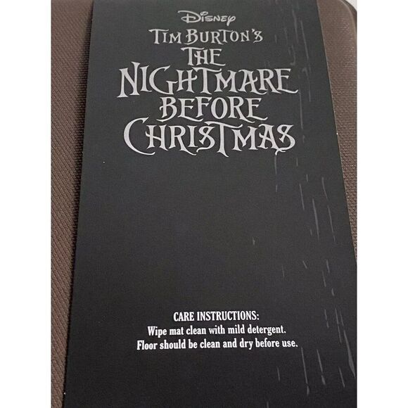 NIGHTMARE BEFORE CHRISTMAS Jack & Sally Anti Fatigue Kitchen Mat 18 x 30” NEW - Picture 9 of 11